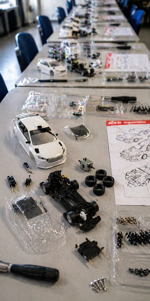 Taller de montaje y aprendizaje práctico con Scalextric